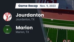 Recap: Jourdanton  vs. Marion  2023