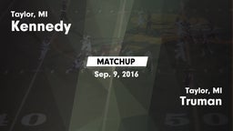 Matchup: Kennedy vs. Truman  2016
