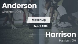 Matchup: Anderson  vs. Harrison  2016