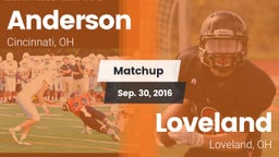 Matchup: Anderson  vs. Loveland  2016