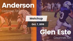Matchup: Anderson  vs. Glen Este  2016