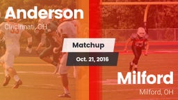 Matchup: Anderson  vs. Milford  2016