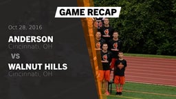 Recap: Anderson  vs. Walnut Hills  2016