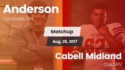 Matchup: Anderson  vs. Cabell Midland  2017