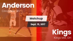 Matchup: Anderson  vs. Kings  2017