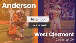 Matchup: Anderson  vs. West Clermont  2017