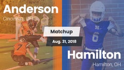 Matchup: Anderson  vs. Hamilton  2018