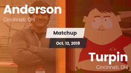 Matchup: Anderson  vs. Turpin  2018