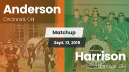 Matchup: Anderson  vs. Harrison  2019
