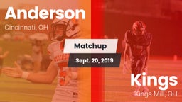 Matchup: Anderson  vs. Kings  2019