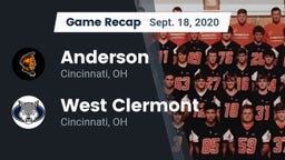 Recap: Anderson  vs. West Clermont  2020