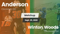 Matchup: Anderson  vs. Winton Woods  2020