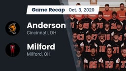 Recap: Anderson  vs. Milford  2020