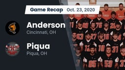 Recap: Anderson  vs. Piqua  2020