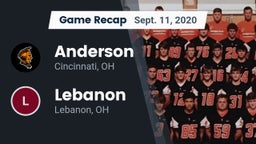 Recap: Anderson  vs. Lebanon   2020