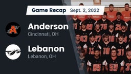 Recap: Anderson  vs. Lebanon   2022
