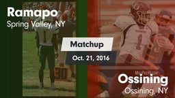 Matchup: Ramapo vs. Ossining  2016