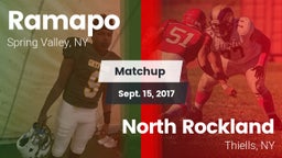 Matchup: Ramapo vs. North Rockland  2017