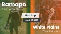 Matchup: Ramapo vs. White Plains  2017