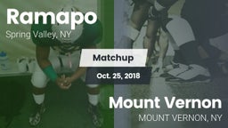 Matchup: Ramapo vs. Mount Vernon  2018