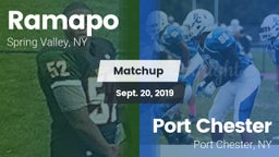 Matchup: Ramapo vs. Port Chester  2019