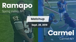 Matchup: Ramapo vs. Carmel  2019