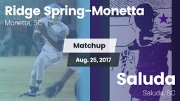 Matchup: Ridge Spring-Monetta vs. Saluda  2017