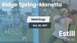 Matchup: Ridge Spring-Monetta vs. Estill  2017