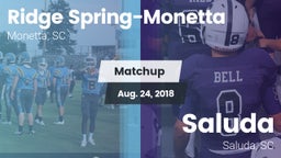 Matchup: Ridge Spring-Monetta vs. Saluda  2018