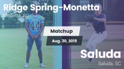 Matchup: Ridge Spring-Monetta vs. Saluda  2019
