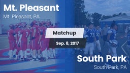Matchup: Mt. Pleasant vs. South Park  2017