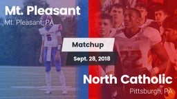 Matchup: Mt. Pleasant vs. North Catholic  2018
