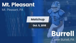 Matchup: Mt. Pleasant vs. Burrell  2018