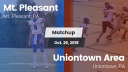 Matchup: Mt. Pleasant vs. Uniontown Area  2018
