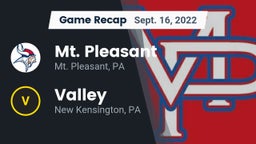 Recap: Mt. Pleasant  vs. Valley  2022