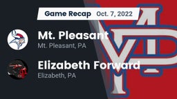 Recap: Mt. Pleasant  vs. Elizabeth Forward  2022