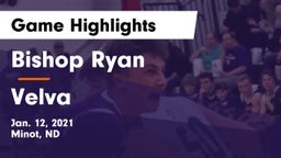 Bishop Ryan  vs Velva  Game Highlights - Jan. 12, 2021