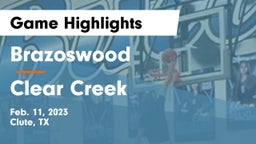 Brazoswood  vs Clear Creek  Game Highlights - Feb. 11, 2023
