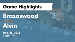 Brazoswood  vs Alvin  Game Highlights - Dec. 28, 2023