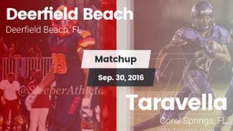 Matchup: Deerfield Beach vs. Taravella  2016