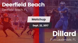 Matchup: Deerfield Beach vs. Dillard  2017
