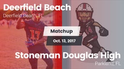 Matchup: Deerfield Beach vs. Stoneman Douglas High 2017