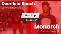 Matchup: Deerfield Beach vs. Monarch  2017