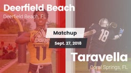 Matchup: Deerfield Beach vs. Taravella  2018