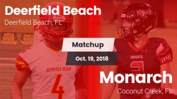 Matchup: Deerfield Beach vs. Monarch  2018