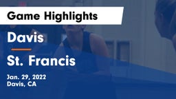 Davis  vs St. Francis  Game Highlights - Jan. 29, 2022