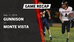 Recap: Gunnison  vs. Monte Vista  2015