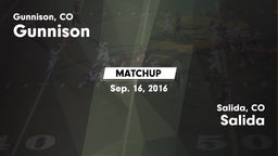 Matchup: Gunnison vs. Salida  2016