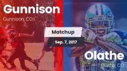 Matchup: Gunnison vs. Olathe  2017