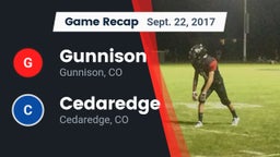 Recap: Gunnison  vs. Cedaredge  2017